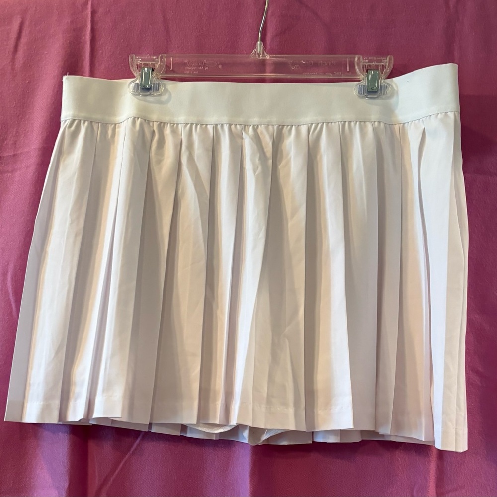 Gap Fit White Pleated Skort Size XL
